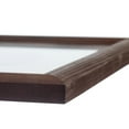 thumbnail image 6 of Rustic Wood Picture Frames 8x8, Pack of 2 – Farmhouse Tabletop or Wall Mount Display with Glass, Dark Brown, 6 of 7