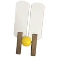 thumbnail image 4 of Quzzie 1 Pair Sightless Table Tennis Racket Bell Ball Wood Ornament Sports Equipment Comfortable Grip Auditory Function Suitable for Visually Impaired Users 1 Ball, 4 of 8