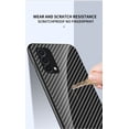 thumbnail image 2 of Gradient Glass Fiber Cases for OnePlus Nord N200 5G 2021, Allytech Lightweight Shockproof Hard Tempered Glass Back Cover + Soft Silicone Edge Protective Case for OnePlus Nord N200(6.49"), Black, 2 of 8