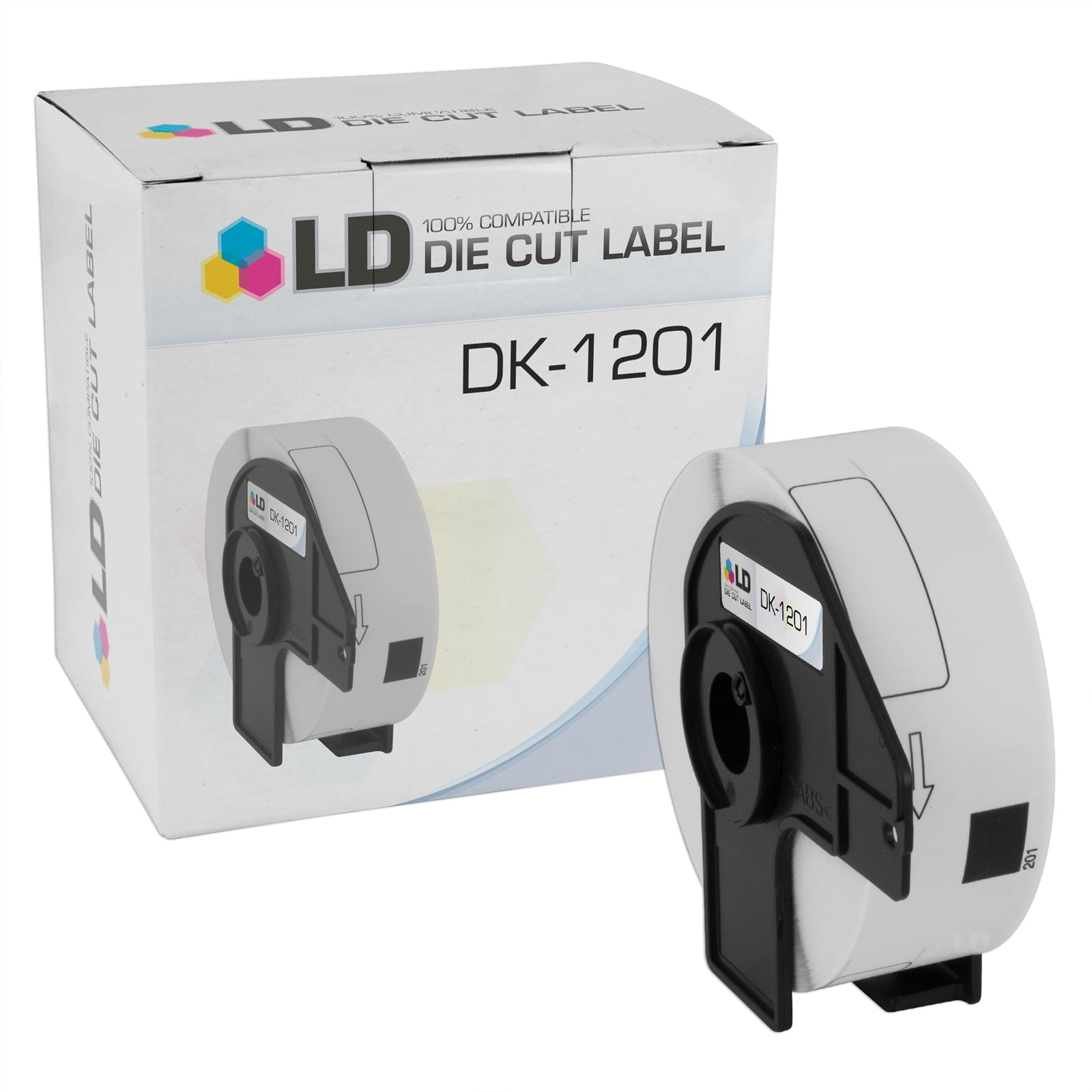 29 mm x 90.3mm 1.1 in x 3.5 in 2PK Compatible DK-1201 Address Labels