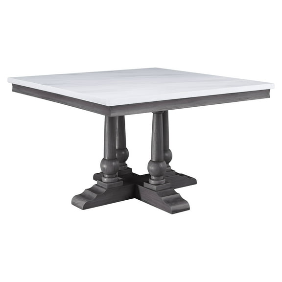 ACME Yabeina Square Dining Table in Gray Oak
