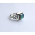 thumbnail image 4 of Navya Craft Labradorite Cushion 925 Sterling Silver Handmade Women Statement Ring Size 4.0, 4 of 5