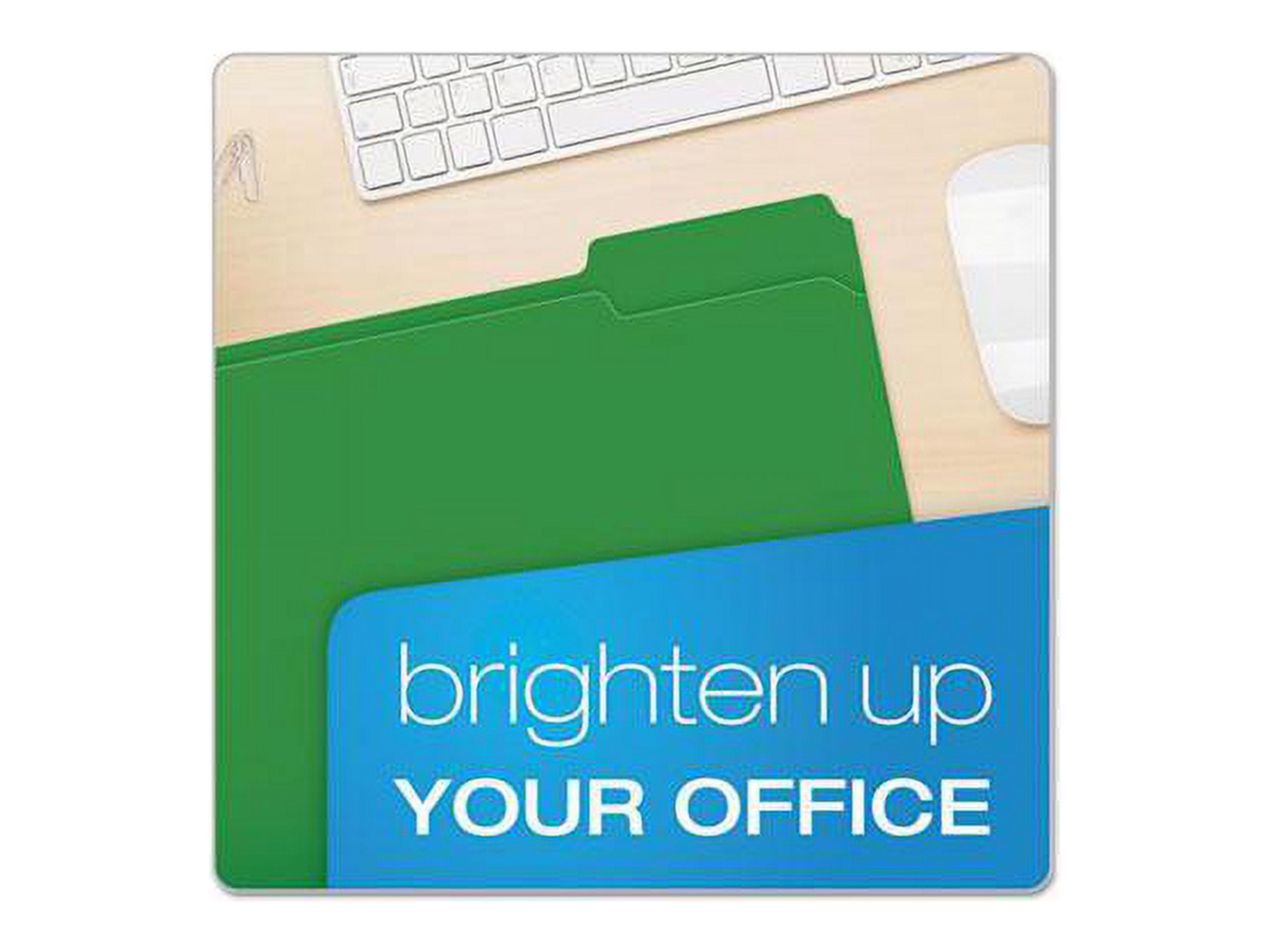 Pendaflex Reinforced Top Tab File Folders 1/3 Cut Letter Green 100/Box R15213BGR