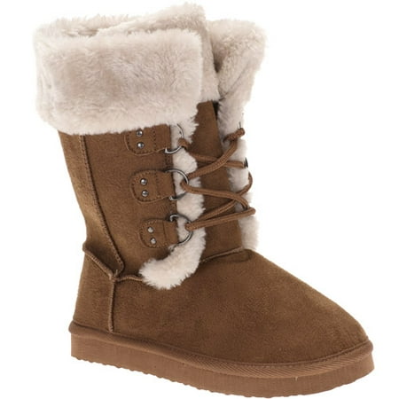 Girls' Sydney Faux-Fur Winter Snow Boots