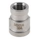 thumbnail image 1 of Accesorios de tubería de acero inoxidable 304 Unique Bargains 3/8"x1/4"BSPT adaptador de tubería de fundición hembra reducida 1 Pc, 1 of 7