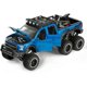 thumbnail image 3 of UBIUO F-150 Pickup Truck Toy Refitted 6x6 Off-Road Model Truck 1/24 Scale Die-Cast Metal Toy Car (Blue), 3 of 4