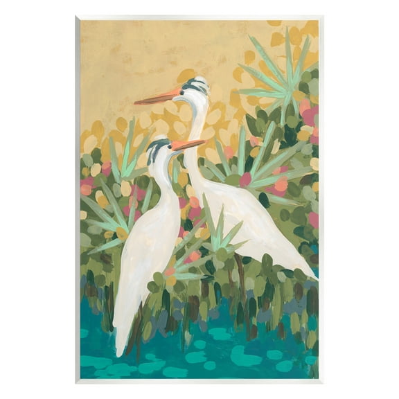 Stupell Industries Nautical Birds in River Animals & Insects Painting Unframed Art Print Wall Art, 10 x 15