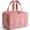 Dark Pink, variant on Travel Toiletry Bag, Puffy Large Toiletry Bag for Women, Lightweight Cosmetic Makeup Bag Organizer with Handle for Traveling, Accessories, Essentials, Toiletries, Black