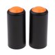 thumbnail image 2 of 2x Tapa de tapa con tornillo para batería para micrófono de mano inalámbrico Mic Negro naranja Sunnimix Piezas de micrófono de micrófono inalámbrico, 2 of 7