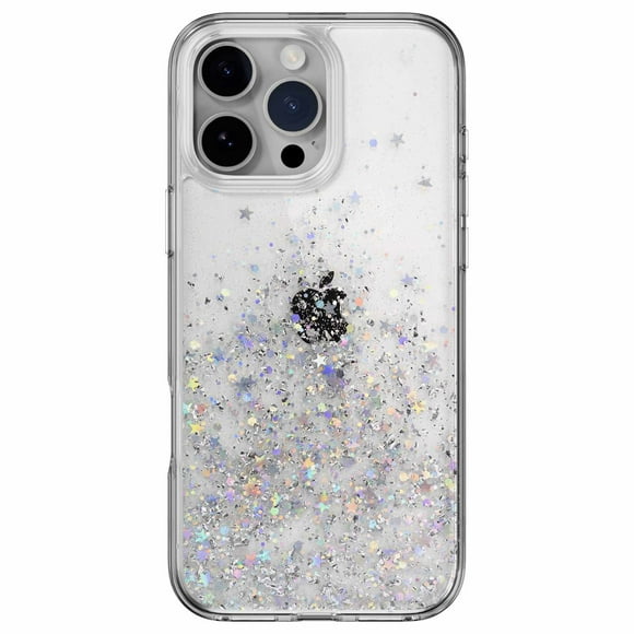 SwitchEasy Starfield 3D Glitter Case Transparent for iPhone 16 Pro Max Cases
