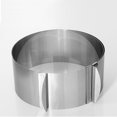thumbnail image 2 of Adjustable Cake Mould Stainless Steel, Non-Stick Heat Resistant Dishwasher Safe Retractable Cake Ring Food-Grade Material For DIY Baking Mould Tool, 2 of 7