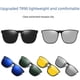 thumbnail image 2 of Gafas de sol polarizadas con clip, modernas gafas de sol con cambio de color, montura grande, gafas de sol con clip para miopía para hombres y mujeres, 2 of 5