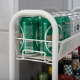 thumbnail image 5 of Ktaxon 4-Tier Rolling Cart, Slim Utility Cart with Wheels, Storage Rolling Trolley for Kitchen, Office, Bathroom, Living Room, 5 of 5