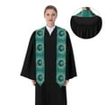 thumbnail image 4 of Fotbe Around The Planet Printed Class of 2024 Graduation Stole, 4 of 7