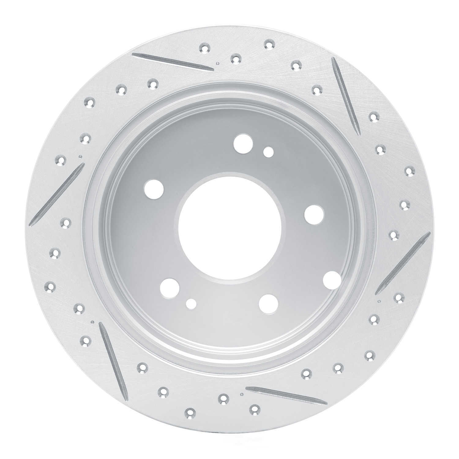 Dynamic Friction Company 830-72038L DFC Geoperformance Rotor - Drilled and Slotted