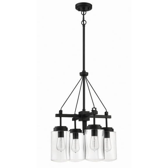 52124-ESP Craftmade Lighting Crosspoint - 4 Light Outdoor Chandelier In Transitional/Modern and Contemporary Style-24.88 Inches Tall and 18.25 Inches