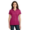 thumbnail image 2 of Port Authority Adult Female Women Electric Heather Polo Pink Azalea X-Large, 2 of 2