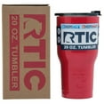 thumbnail image 2 of RTIC Double Wall Vacuum Insulated Tumbler, 20 oz, Red, 2 of 4