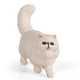 thumbnail image 4 of Figura de gato de imitación, adorno decorativo para el hogar, decoración de paisaje (blanco), 4 of 7