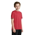 thumbnail image 4 of Sport-Tek Youth Heather Contender Tee-S (Scarlet Heather), 4 of 6