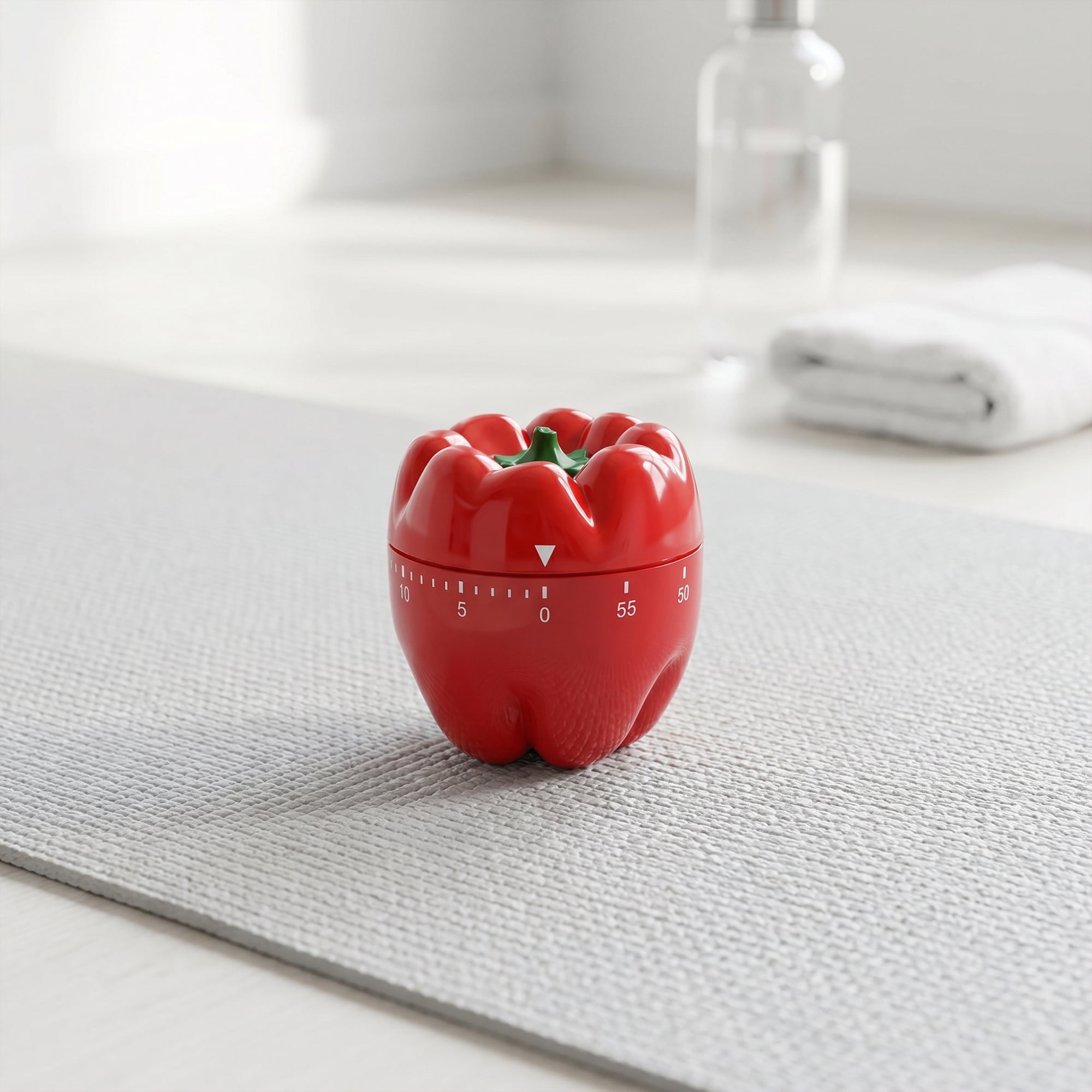 Unique Bargains 60 Minute Kitchen Digital Visual Timer for Students Red