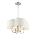 thumbnail image 3 of Livex Lighting - Solstice - 4 Light Chandelier in French Country Style - 18, 3 of 8