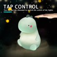 thumbnail image 4 of Jinsinto Dinosaur Night Light for Kids, Baby Night Light with Touch Sensor USB Rechargeable LED Nursery Lamp(Green), 4 of 5