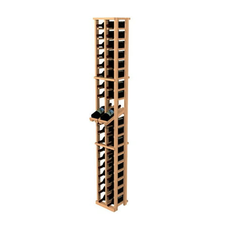 Wine Cellar Innovations Traditional Redwood 2-Column Wine Rack with Display