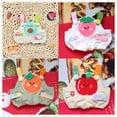 thumbnail image 4 of Conjunto Navideño y de Temporada para Muñeca de Algodón 20 cm, 6 Piezas (2 Sombreros + 4 Overoles de Pana), Atuendos Kawaii para Fotos, Regalo y Decoración, 4 of 5