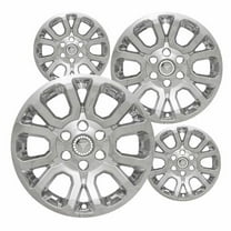18 inch Chrome ABS Wheel Skins Set Compatible with 2014-2018 GMC Sierra 1500 SLE, 2015-2020 GMC Yukon SLE, SLT, XL SLE, XL SLT, 2019 Sierra 1500 Limited SLE & Impostors for 5649, 5697
