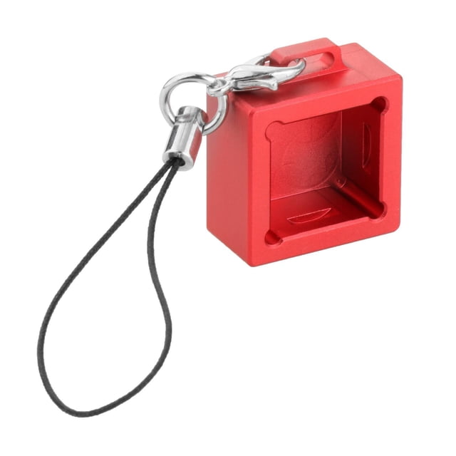 Base de interruptor de aluminio anodizado CNC, abridor de eje personalizado, para regalos rojo