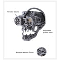 thumbnail image 2 of Attitude Studio Steampunk Wired Skeleton Full Face Mask Goggles Costume - Silver, 2 of 8