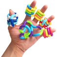thumbnail image 3 of Quiet rotating fingertip gyroscope multi-color combination, anti anxiety and stress relieving tool, children's sensory training and relaxation tool, educational toy that stimulates imaginati, 3 of 5