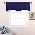 thumbnail image 5 of CUH Luxury Drapes Thermal Insulated Privacy Bedroom UV Protection Rod Pocket Curtains Energy Efficient Room Valance Royal Blue-Valances W:69"x H:18"/ 175cm*45cm-1PCS, 5 of 6