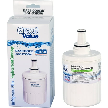 Great Value Refrigerator Filter Replacement Cartridge, DA29-00003B