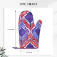 thumbnail image 2 of A Pair Of Heat Insulation And Anti-Perm Gloves 7×11in Thick Anti-Perm Palm With Silicone Piece Lanyard Design Is Easy To Hang Palevioletred Moroccan Trellis Hand-Drawn Sketch_1, 2 of 8