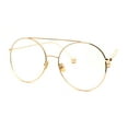 thumbnail image 1 of Lunettes de Mode Rétro pour Femmes à Monture Ronde en Métal Or Jaune, 1 of 4