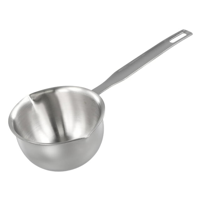 Small Stainless Steel Milk Pot Frying Pan Oil Splashing Pot Thick kitchen tools