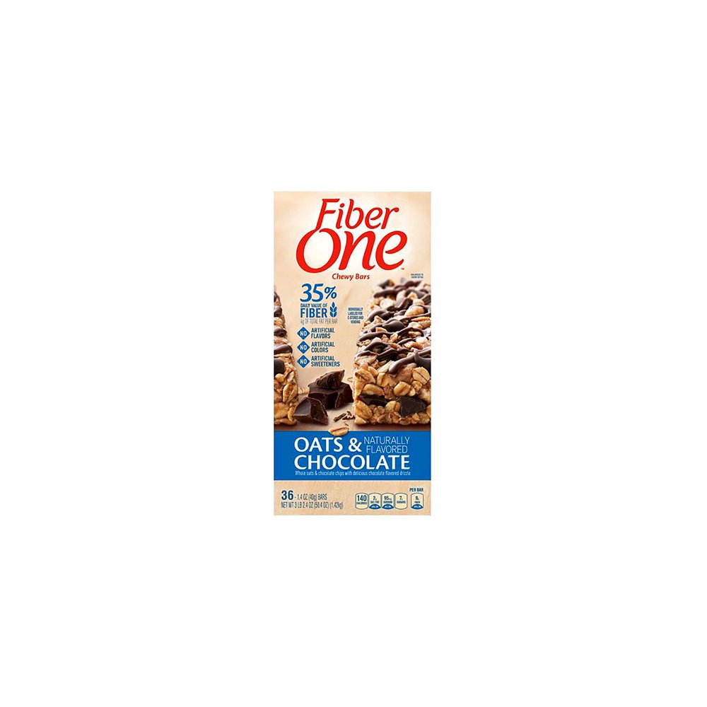 Product of Fiber One Oats and Chocolate Chewy Bars (1.4 oz., 36 ct