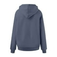 thumbnail image 4 of uikmnh Womens Hoodies Womens Oversized Pullover Hoodie Velvet Soft Sweater Long Sleeve Winter Warm Lined Pockets Casual Loose Fall Clothes Size:M, 4 of 4