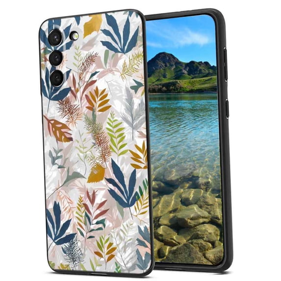 Leaves-159 Phone Case, Degined for Samsung Galaxy S21 FE Case Men Women, Flexible Silicone Shockproof Case for Samsung Galaxy S21 FE