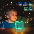 thumbnail image 1 of Adorno de resina marina luminosa con luz USB de 7 colores - Luz nocturna azul de ballena oceánica para decoración de dormitorios y oficinas, 1 of 7