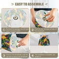 thumbnail image 5 of Yayeee Mini Table Lamp 11.8" Dimmable with Fabric Shade 3 Color Temperatures, Art Path, 5 of 7