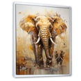 thumbnail image 2 of Designart "Dreamy Symbolism Of Elephant'S Strength" Animals Elephant Floater Framed Canvas Art Print, 2 of 5