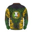 thumbnail image 4 of Yaoyar Mens St Patrick's Long Sleeve T-Shirt Crewneck Half Zipper Long Sleeved Shirts Top, 4 of 5