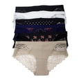 thumbnail image 2 of Paquete de Pantaletas Adda Lingerie Modelo Celia, de Lycra sin costuras, Con elegante encaje, 2 of 5