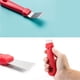 thumbnail image 2 of Raspador de Limpieza, Utensilios de Limpieza para Hornos, Estufas, Placa de Inducción, Raspador de Acero Inoxidable, Multicocina de Plástico, Rojo, 3.5*16.5cm TUNC Sencillez, 2 of 5