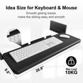 thumbnail image 2 of Electric Standing Desk with Keyboard Tray 48 x 24 inches Height Adjustable Gaming Sit Stand up Desk for Home Office Work, 2 of 11