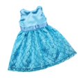 thumbnail image 1 of Elegante Vestido de Noche de Muñecas Vestido Sin Mangas de Lentejuelas Conjunto de Traje de Princesa para Muñeca de 18 Pulgadas Azul Zulema Vestido sin mangas de muñeca, 1 of 5