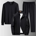 thumbnail image 3 of Conjunto de chándal para hombre, chaqueta y pantalones deportivos de talla grande 8XL y 7XL, moda de otoño y primavera, 3 of 5